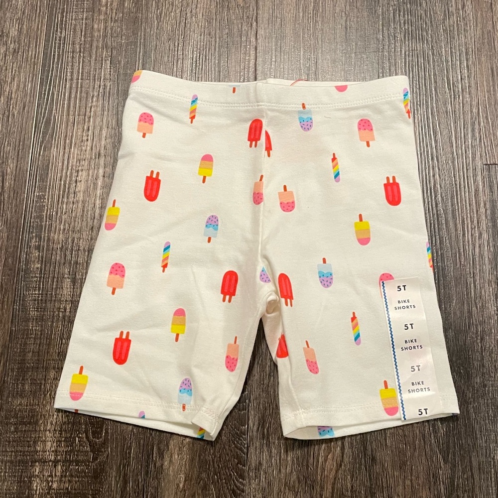 Cat & Jack Popsicle Print Biker Shorts 5T